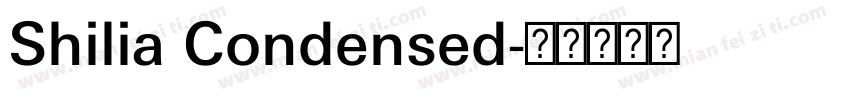Shilia Condensed字体转换
